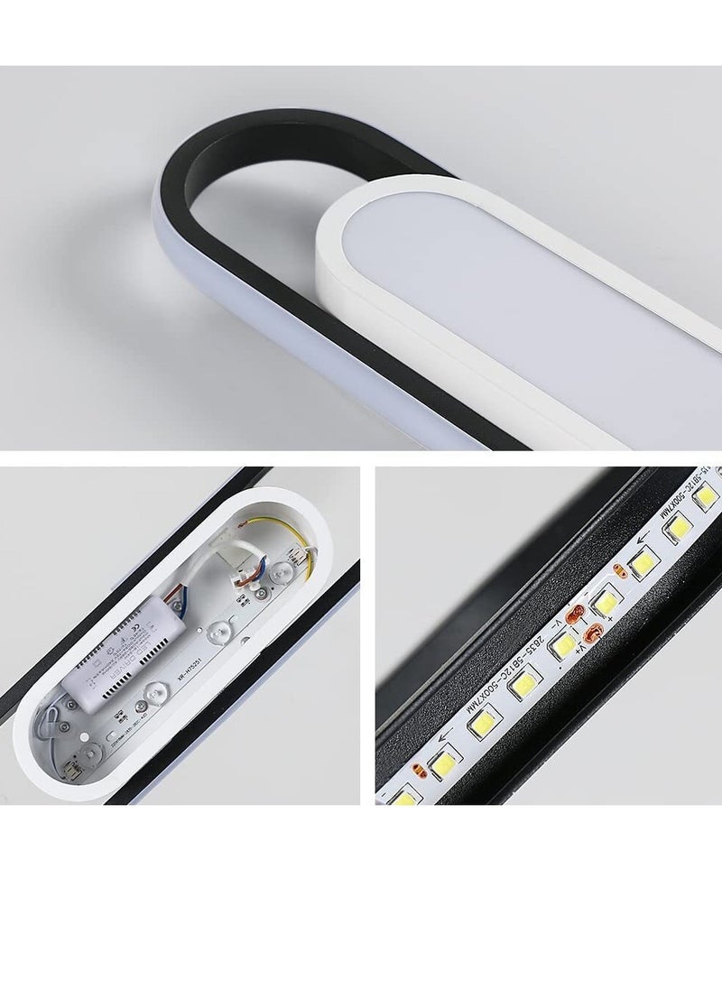 Comely - Modern LED Ceiling Light, Rectangular Ceiling Light, Cool White Light Acrylic Ceiling Lamp - Image 1