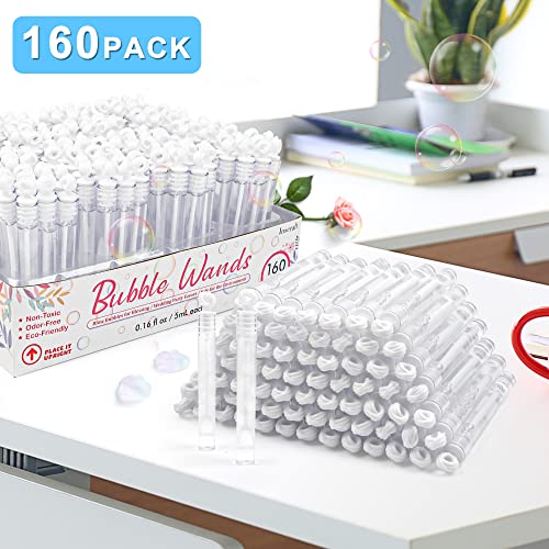 Inscraft 160 Pack Bubble Wands Bulk Party Favors for Weddings Anniversaries Celebrations Graduation Birthday Summer Toys for Kids Toddler Adults by Inscraft - Image 5