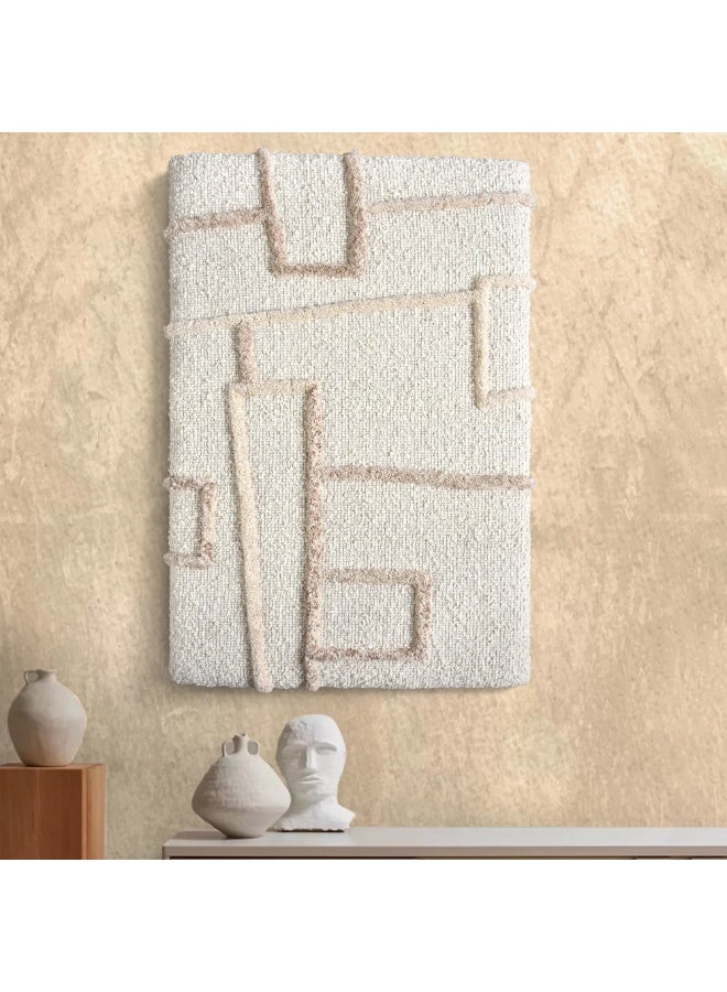 لوفت لوحة فنية جدارية بورتوفينو - صوف - هيكل من خشب MDF، الأبعاد 60*90 سم، متعددة الاستخدامات، مناسبة لغرفة النوم، المكتب، وغرفة المعيشة. - Image 2