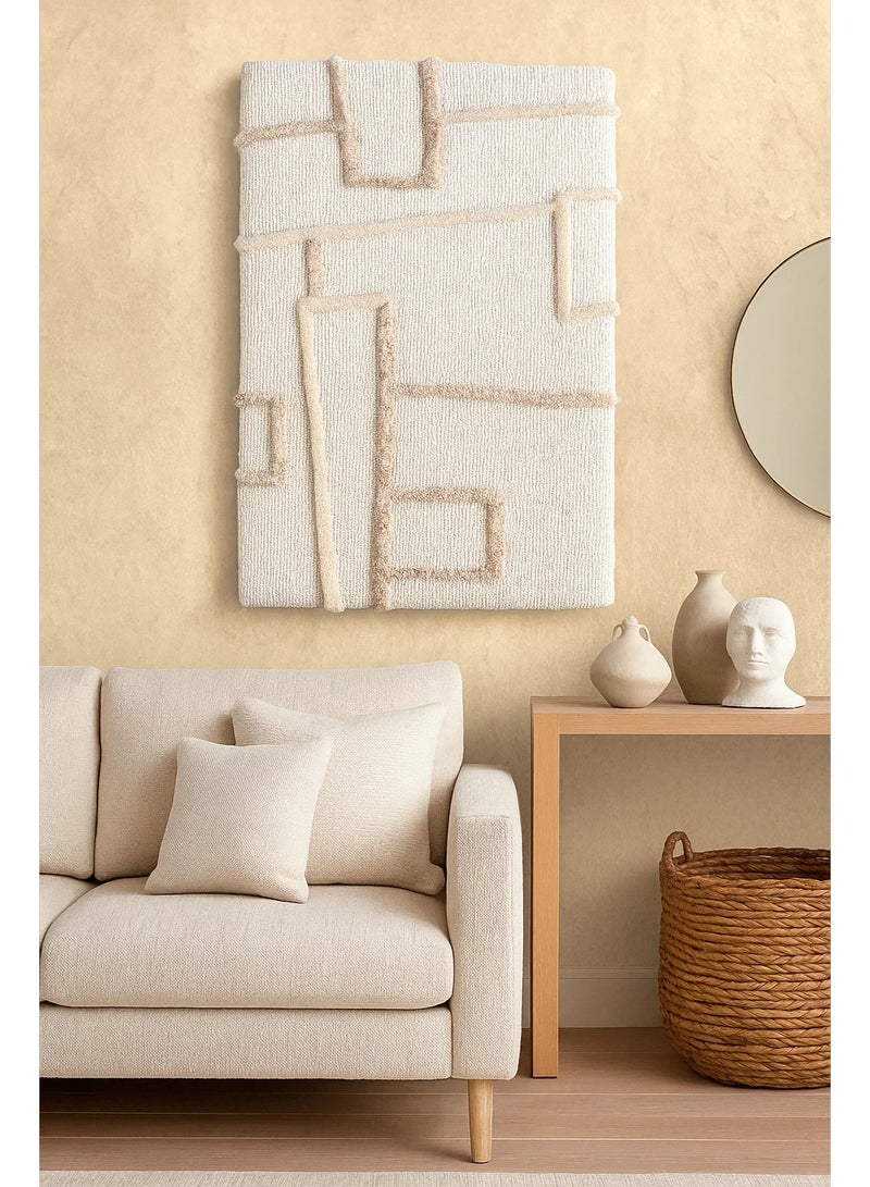 لوفت لوحة فنية جدارية بورتوفينو - صوف - هيكل من خشب MDF، الأبعاد 60*90 سم، متعددة الاستخدامات، مناسبة لغرفة النوم، المكتب، وغرفة المعيشة. - Image 5