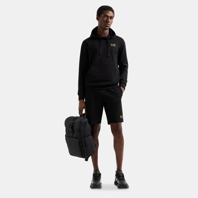 EA7 Emporio Armani Black Men's Core Shorts for Men | Best Price UAE
