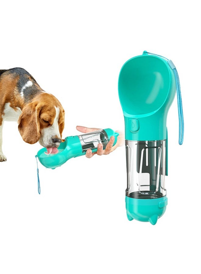 NIBEMINENT 3 In 1 Multifunctional Portable Pet Travel Water Bottle Blue 500ml - Image 2