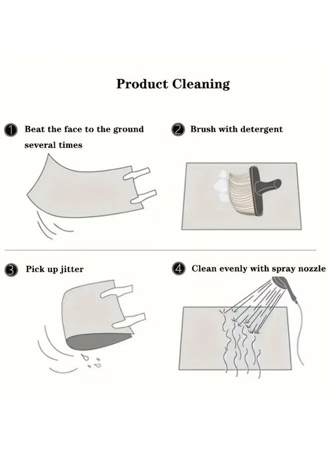 4PCS Car Floor Mats Durable Car Foot Mats Universal Floor Mat For Car Car Interior Foot Mats High-Quality Car Floor Mats Car Floor Liners All Weather Protection Suitable For Most Vehicles - Image 3