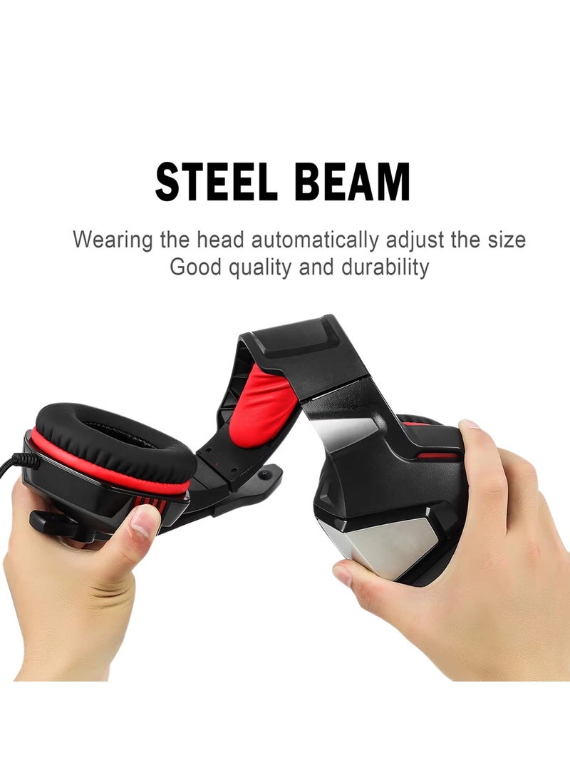 هنتر سبايدر سماعة رأس للألعاب فوق الأذن لأجهزة Xbox One، وPS4، والكمبيوتر الشخصي، وPS5، والهواتف المحمولة، وأجهزة الكمبيوتر المحمول، والكمبيوتر اللوحي - Image 2