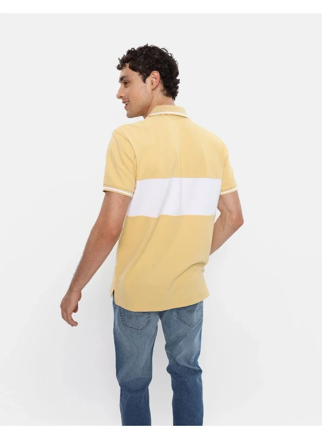 American Eagle AE Colorblock Pique Polo Shirt