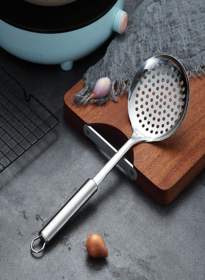 Berglander Stainless Steel Cooking Skimmer - Slotted Spoon for Straining, Ideal for Kitchen Use - Image 2