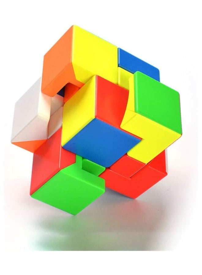 Puppet Speed Cube SYOSI 3x3 Bandage Magic Cube, Brain Teaser Puzzle Toys Limited Rotation Creative New Cube Version 2 - Image 5
