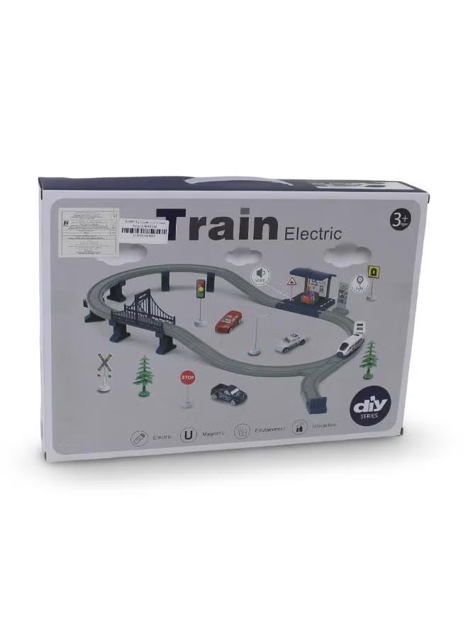 OKO DIY Electric Train Toy Set - 65 Pieces - Image 2