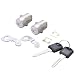 MWMNUN 1 Pair Door Lock Cylinder Set w 2 Key for GMC Sierra 3500 2500 1500 YukonChevy Silverado Tahoe SuburbanHummer H2Cadillac Front Left Right Door Lock Tumbler 15298924 - Image 2