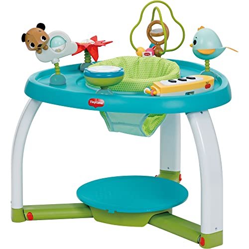 Tiny Love 5-in-1 Stationary Activity Center, 5 Modes of use: Tummy time, Stationary Activity Center, Baby Balance Board, Toddler Activity Table, Child Table and Chair, TL Meadow Days - Image 1