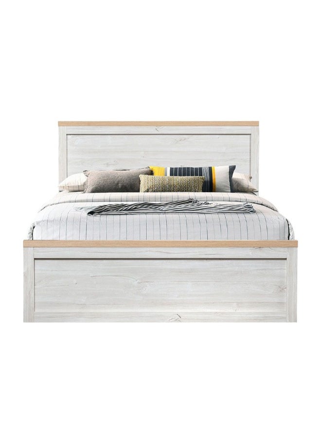 Cambridge 120X200 Bed Modern Wooden Bed For Kids Bedroom Stylish Double Bed Room Furniture Durable Bed Frame For Small And Medium Rooms – Oak And White Oak - pzsku/ZAFB46D05BD4AD2E49A2FZ/45/_/1736236684/5ee8e132-5664-40d0-892d-5ab8cbeabb3f