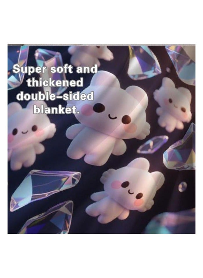general Flannel thin blanket (warm and comfortable, suitable for sleep, gaming, dust removal and sandproof) 150cm*200cm - 273 - Image 3