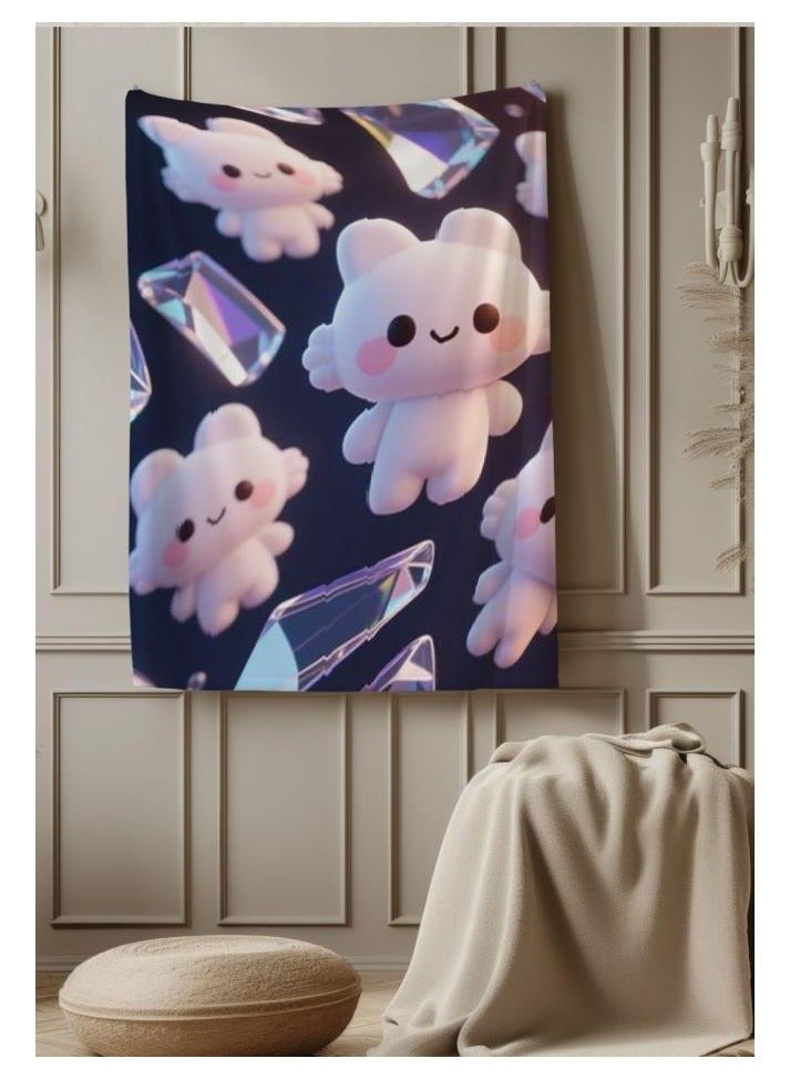general Flannel thin blanket (warm and comfortable, suitable for sleep, gaming, dust removal and sandproof) 150cm*200cm - 273 - Image 1