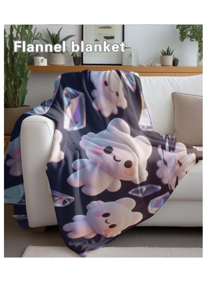 general Flannel thin blanket (warm and comfortable, suitable for sleep, gaming, dust removal and sandproof) 150cm*200cm - 273 - Image 4