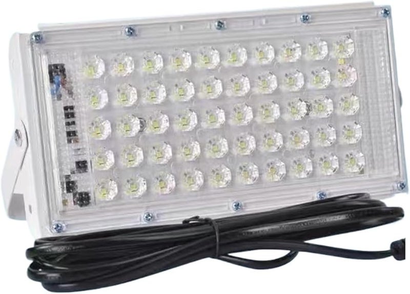 100W C 12 85V White LED Spotlight High Brightness Energy Saving DC Floodlight with Clip - Image 1
