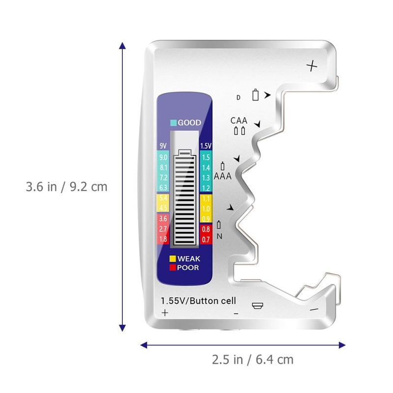 Digital Display Battery Tester For AA AAA C D N 9V 1 55V Portable Household Automotive - Image 3