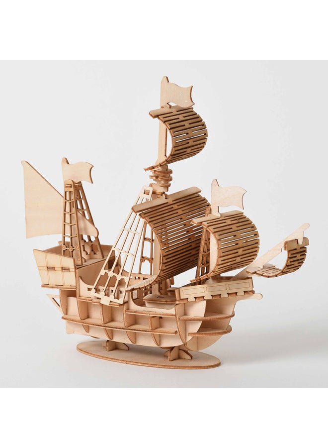 Creative 3d Jigsaw Puzzle Educational Assembly Toys Parent-child Building Blocks Adult Gifts Wooden Puzzles-Color:620730 Three-dimensional Paper Model-Rabbit (24 Pieces) - Image 2