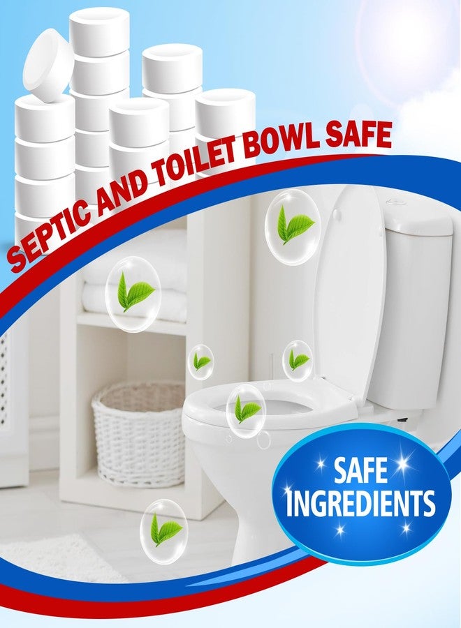 USKICH 80PCS Toilet Bowl Cleaner Tablets Bathroom Automatic Toilet Tank Cleaners with Bleach, Slow-Releasing Household Toilet Cleaners for Deodorizing - Image 5