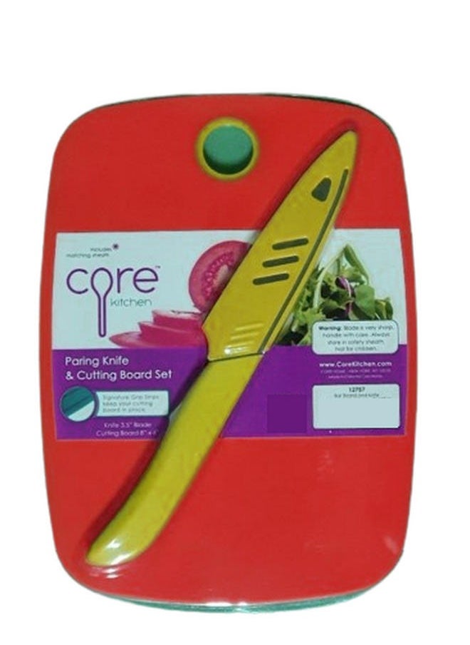Core Pairing Knife With Cover And Cutting Board Set  - Image 1