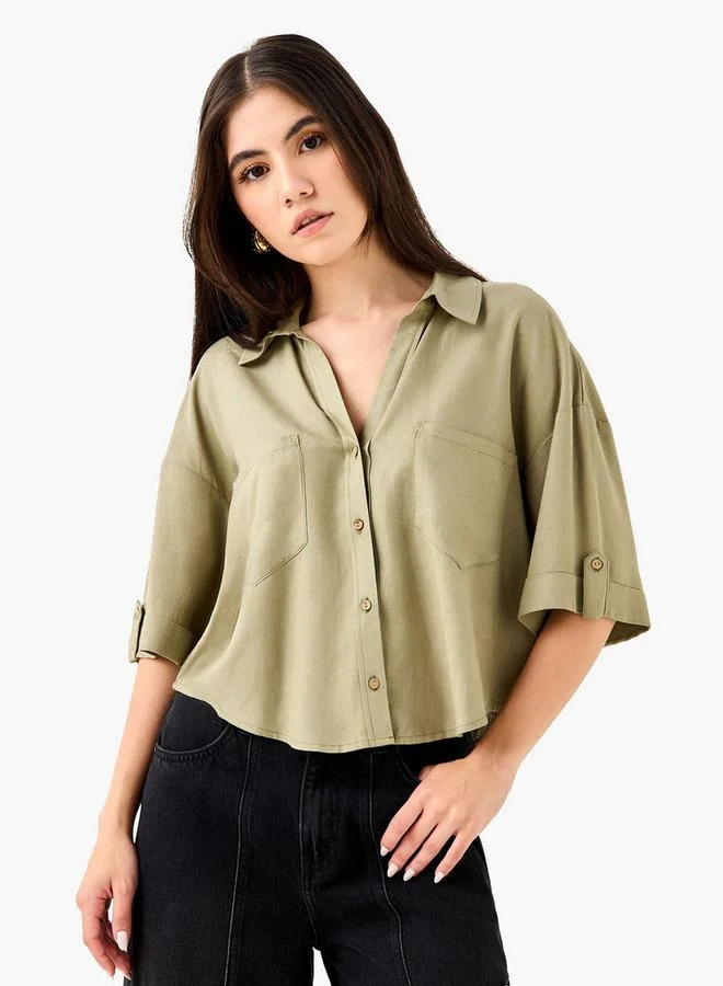 لي كوبر قميص لي كوبر بقصة منتظمة وياقة