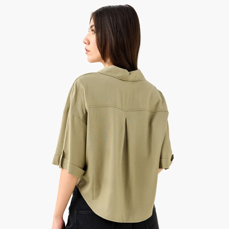 Lee Cooper Lee Cooper Regular Fit Collared Shirt