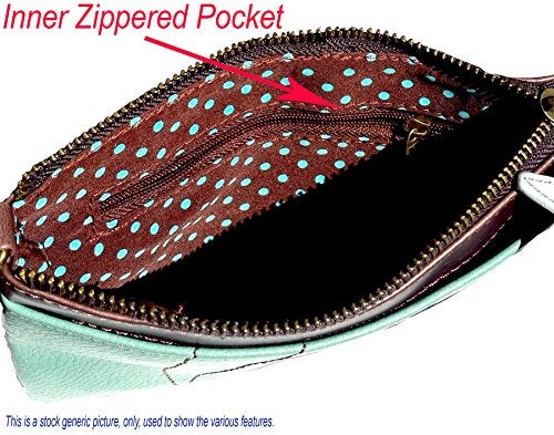 CHALA Mini Crossbody/Purse with Convertible Strap Stylish, Compact, Versatile - Turtle - light blue - Image 3