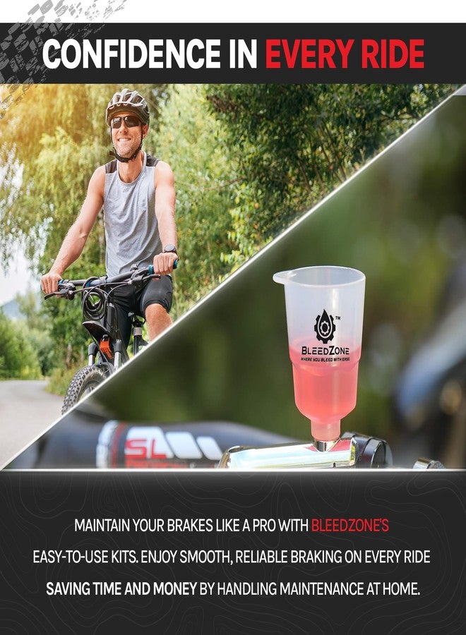 BleedZone RSN Sports Bleed Kit for Shimano Hydraulic Mountain Bike Brakes with 60ml Mineral Oil - Image 5