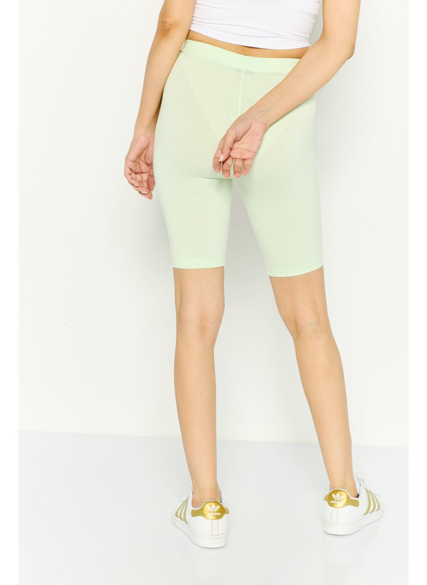 Ellesse Women Sportswear Fit Training Shorts, Mint Green  - Image 4