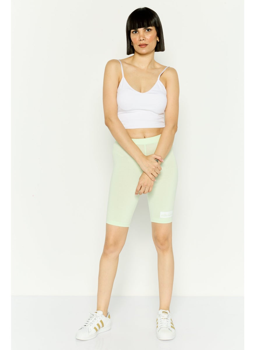 Ellesse Women Sportswear Fit Training Shorts, Mint Green  - Image 2