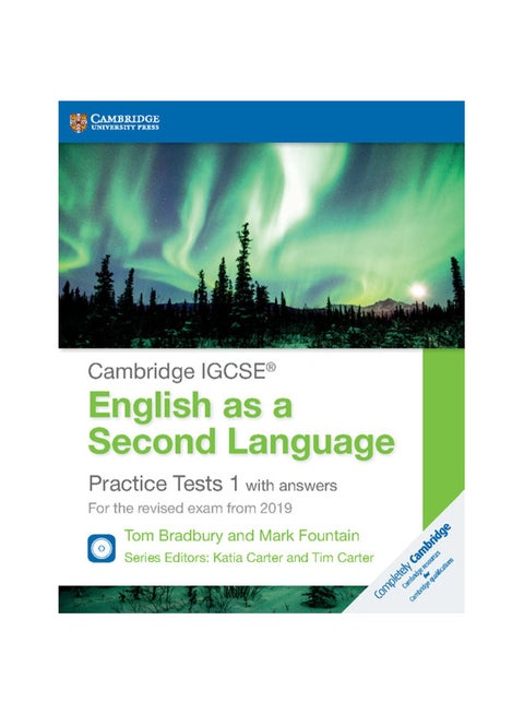 Cambridge IGCSE English As A Second Language Practice Tests 1 With Answers And Audio CDs 2 Paperback