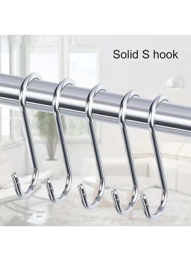 10pcs Multifunctional S-Shaped Hooks - Silver - Image 2