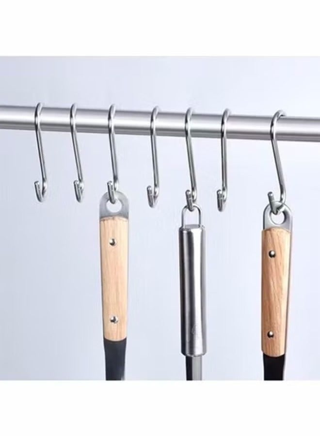 10pcs Multifunctional S-Shaped Hooks - Silver - Image 3