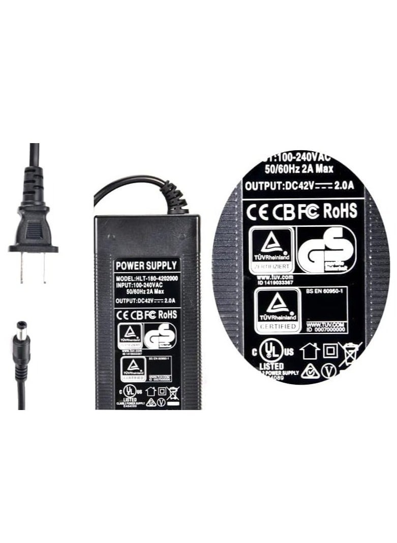 TIGER 42V 2A Electric Scooter Charger – Compatible with GoTrax GXL V2, Apex, XR Ultra, XR Elite, G3, G4, GMAX Ultra, Vibe – Reliable and Fast Charging for Electric Scooters - Image 4