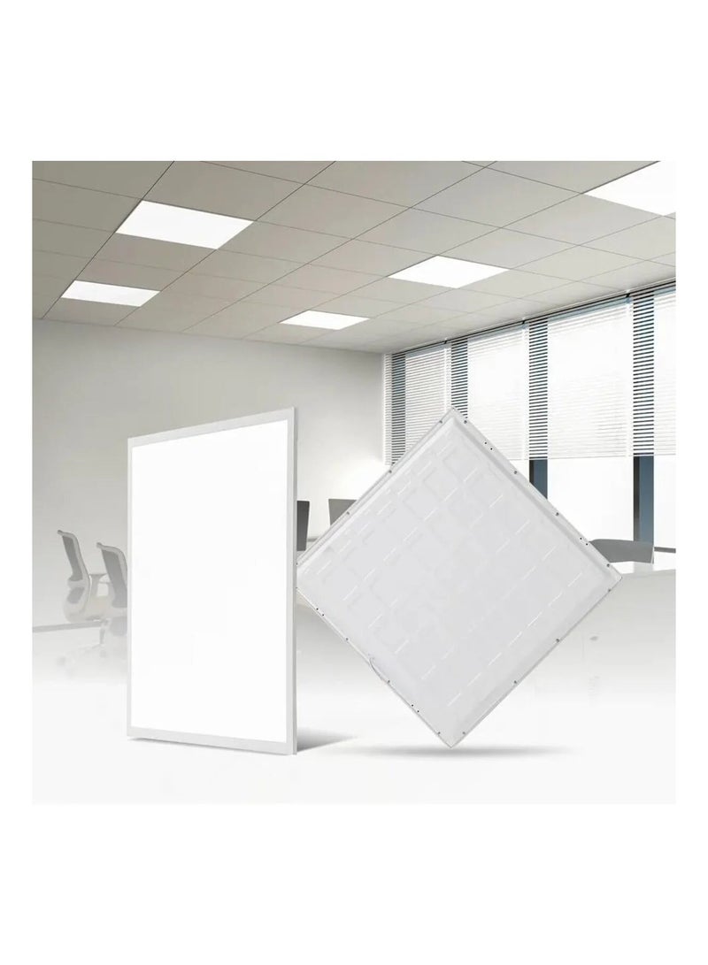 روسكا ROSKA 60W LED لوحة مسطحة ضوء 60x60 سم أضواء السقف فائقة السطوع للمنزل والمكتب - Image 2