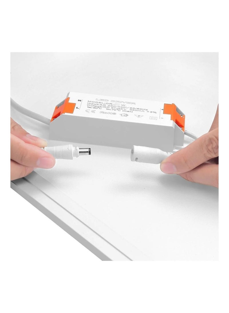 روسكا ROSKA 60W LED لوحة مسطحة ضوء 60x60 سم أضواء السقف فائقة السطوع للمنزل والمكتب - Image 4