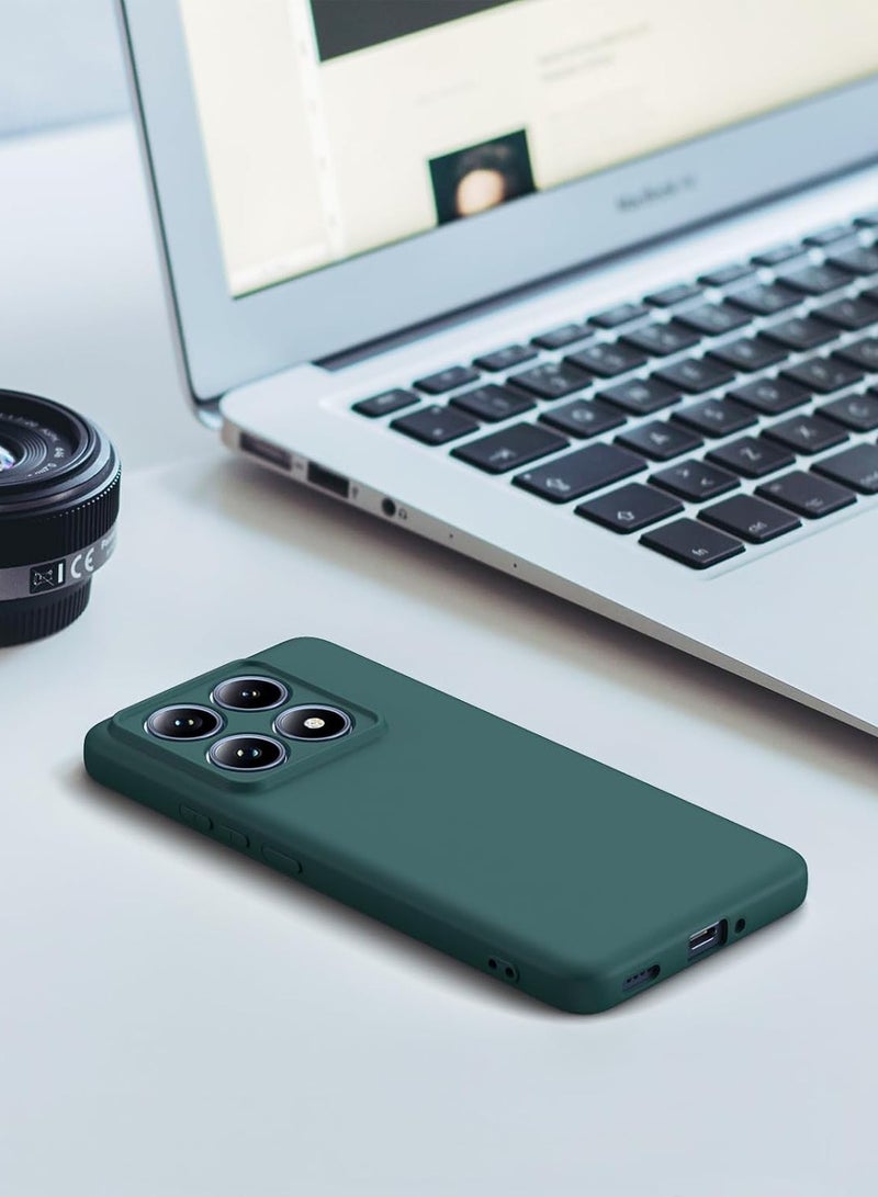 BORTONY Xiaomi 14T Pro 5G Case Cover Liquid Silicone Microfibre Interior Soft TPU Rubber Protective Case Shockproof Phone Back Cover Xiaomi 14T Pro Case - Image 5