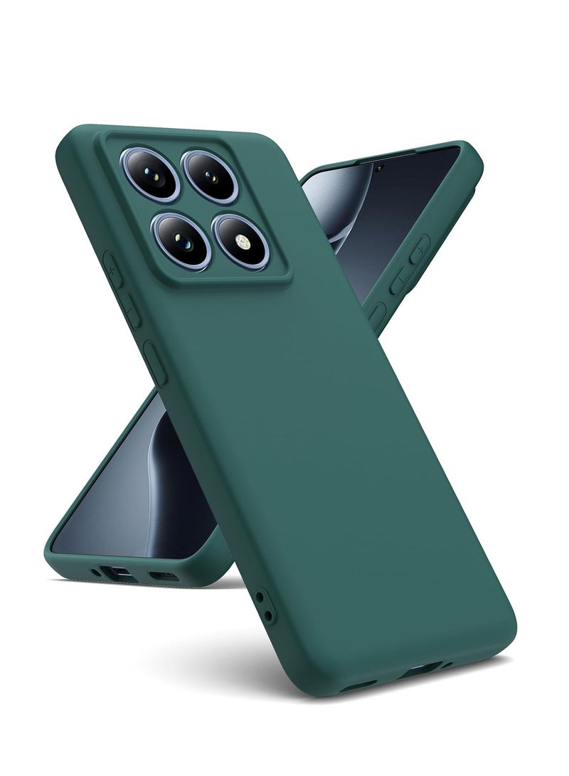 BORTONY Xiaomi 14T Pro 5G Case Cover Liquid Silicone Microfibre Interior Soft TPU Rubber Protective Case Shockproof Phone Back Cover Xiaomi 14T Pro Case - Image 1