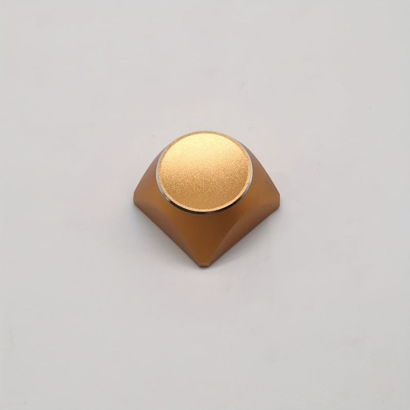 XDA Height Metal Keycap Green Aluminum Alloy One Piece CNCMechanical Keyboard - Image 5
