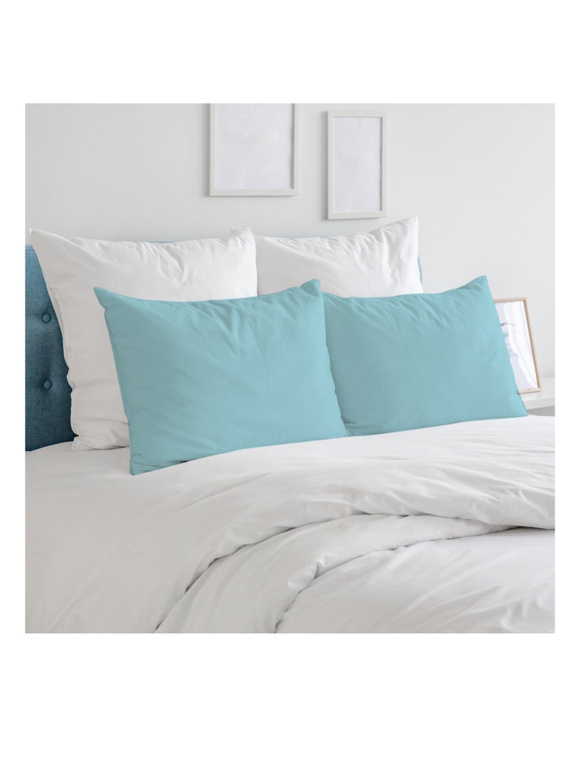 Infinitee Xclusives Premium Blue King Pillow Cases - 2 Piece Set Pillow Cover - Soft Brushed Microfiber Fabric - Pillow Cases Standard Size (20 x 40 Inches, 50 x 100 cm) by Infinitee Xclusives  - Image 3
