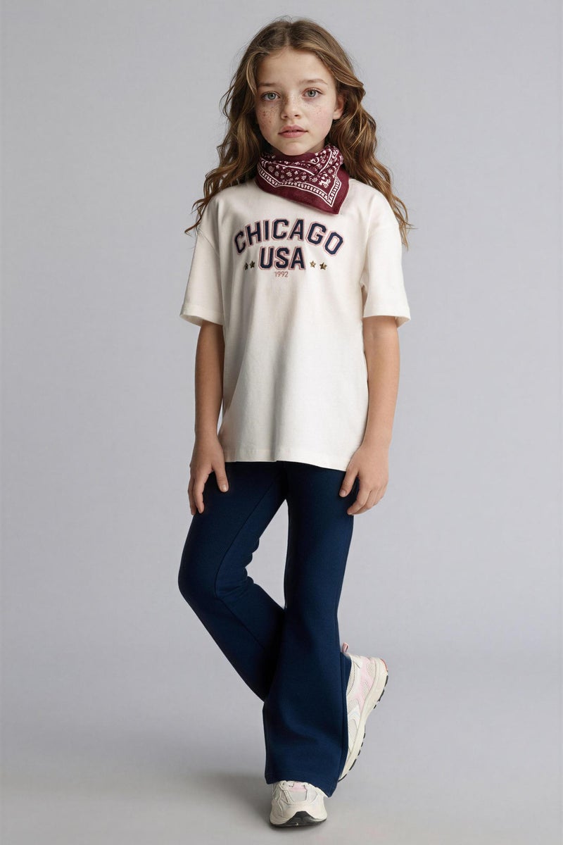 DeFacto Beige Girl 2 piece Set Casual - Image 2