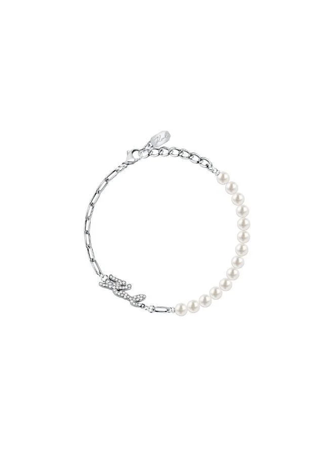 Karl Lagerfeld  Klayr08 Pearl Bracelet  | Best Price UAE