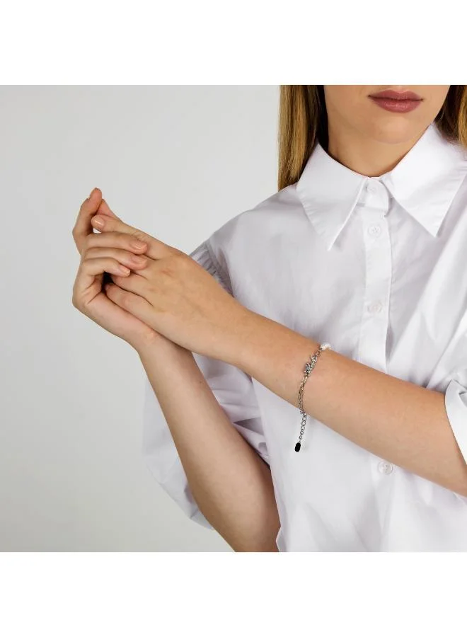 Karl Lagerfeld  Klayr08 Pearl Bracelet  | Best Price UAE