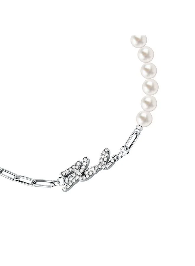 Karl Lagerfeld  Klayr08 Pearl Bracelet  | Best Price UAE