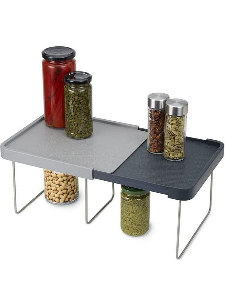 Perfii Expandable Storage Rack for Storing Spices and Condiments - Image 3