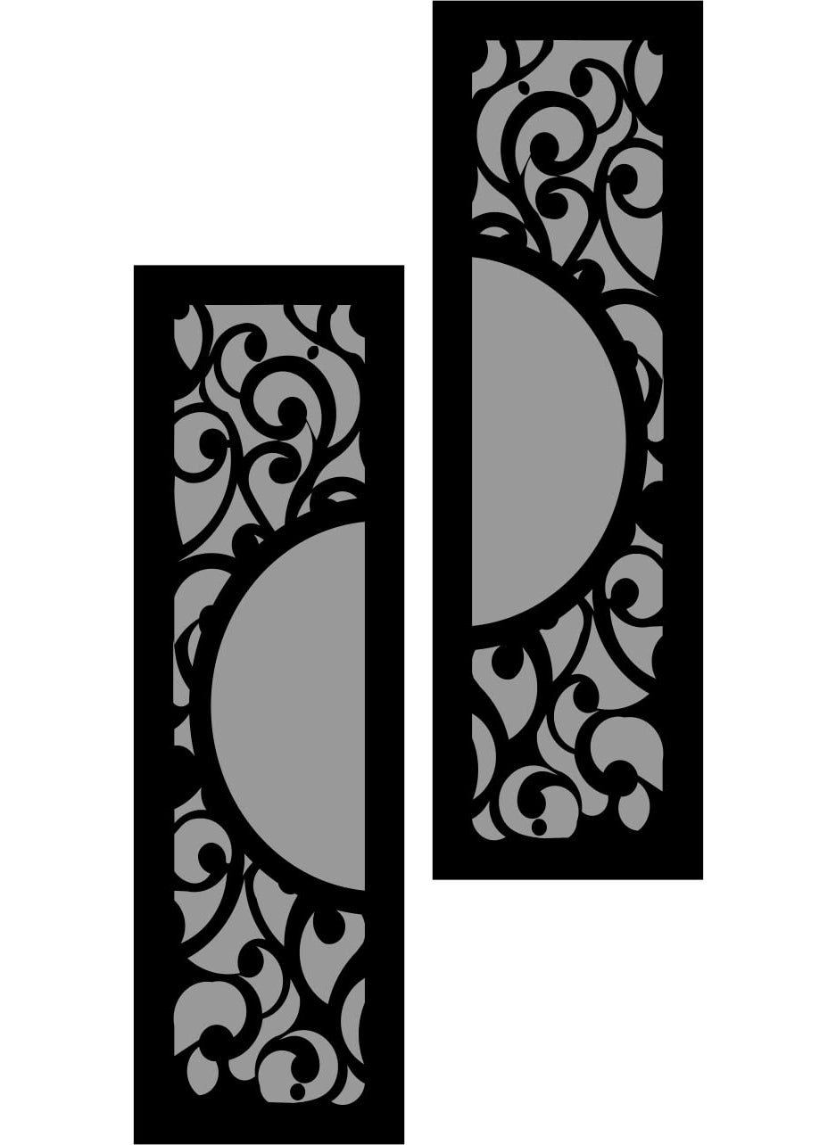 Creative Arts n Frames Creative Arts n Frames Wall Dcor Hand Crafted Wooden Wall Mirror Panel or Jharokha for Living Room Bedroom Lobby Modern Wall Panels for Wall Decor Set of 2 4x12 inch Panel Eclectic  - Image 4