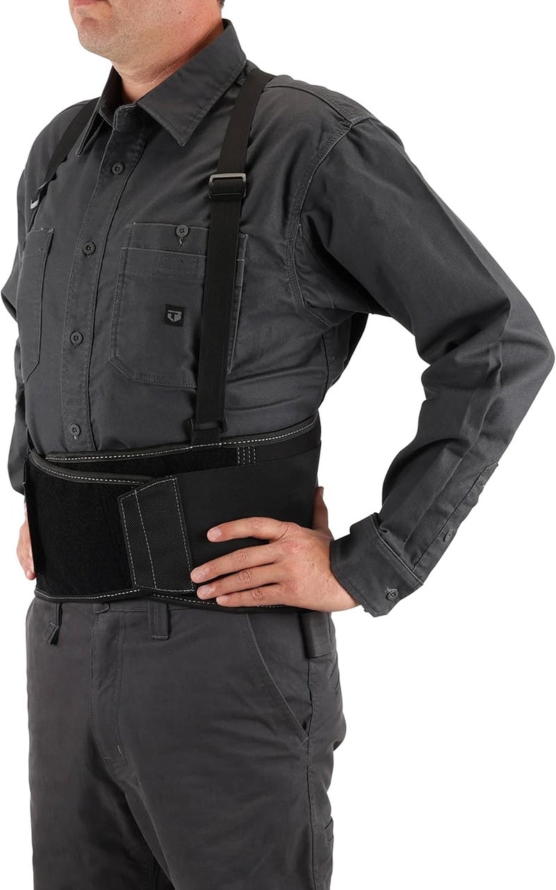 TOUGHBUILT - Back Support Belt - Medium - Attached Suspenders, Comfortable, Durable - TB-45G-M - Image 4