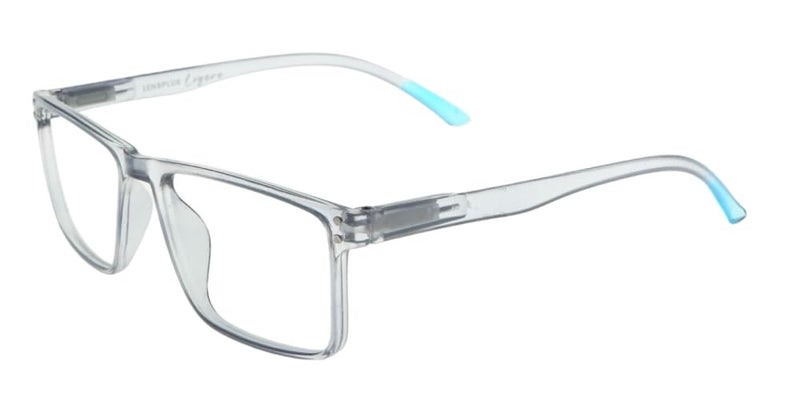 Lens+ Lensplus Square TR Full Rim Eyeglasses with Blue Cut Lightweight Unisex Eyewear for Men & Women | Stylish Computer & Daily Use Frame - Image 4