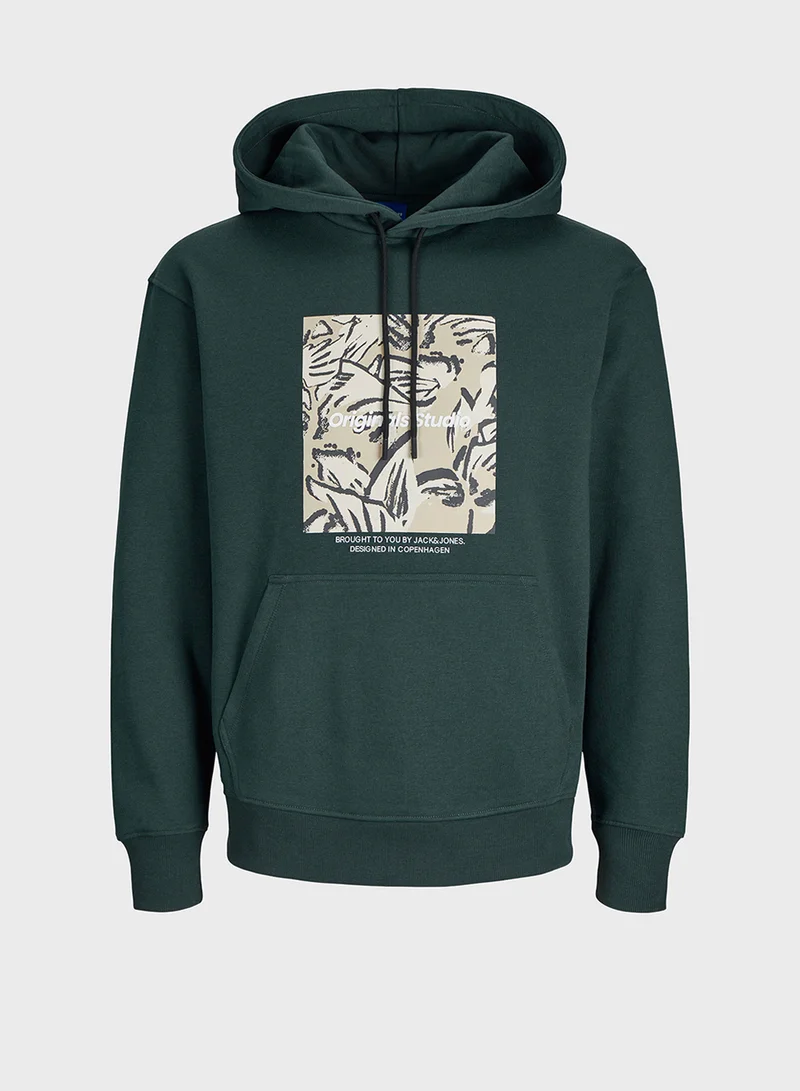 JACK & JONES 2 Pack Graphic Hoodie