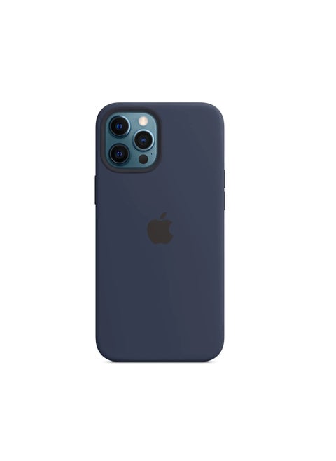 Compatible with iPhone 12 Pro Max Case,Ultra Slim Fit Phone Case Liquid Silicone Cover with Full Body Protection Anti-Scratch Shockproof Bumper & Soft Microfiber Lining,6.7 inch(Midnight Blue)