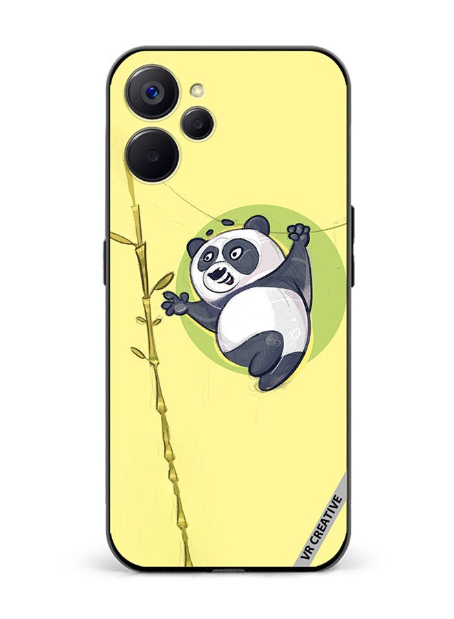 VR CREATIVE Protective Case Cover For Realme 10 5G Fun Panda Design Multicolour - Image 1